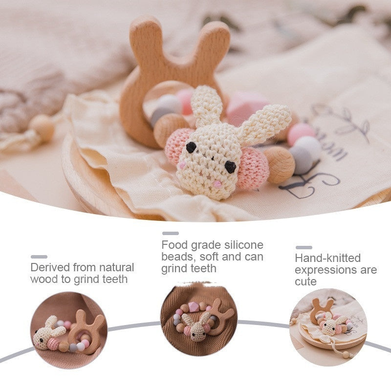 Handmade Crochet Rabbit Bracelet Bite Accessories