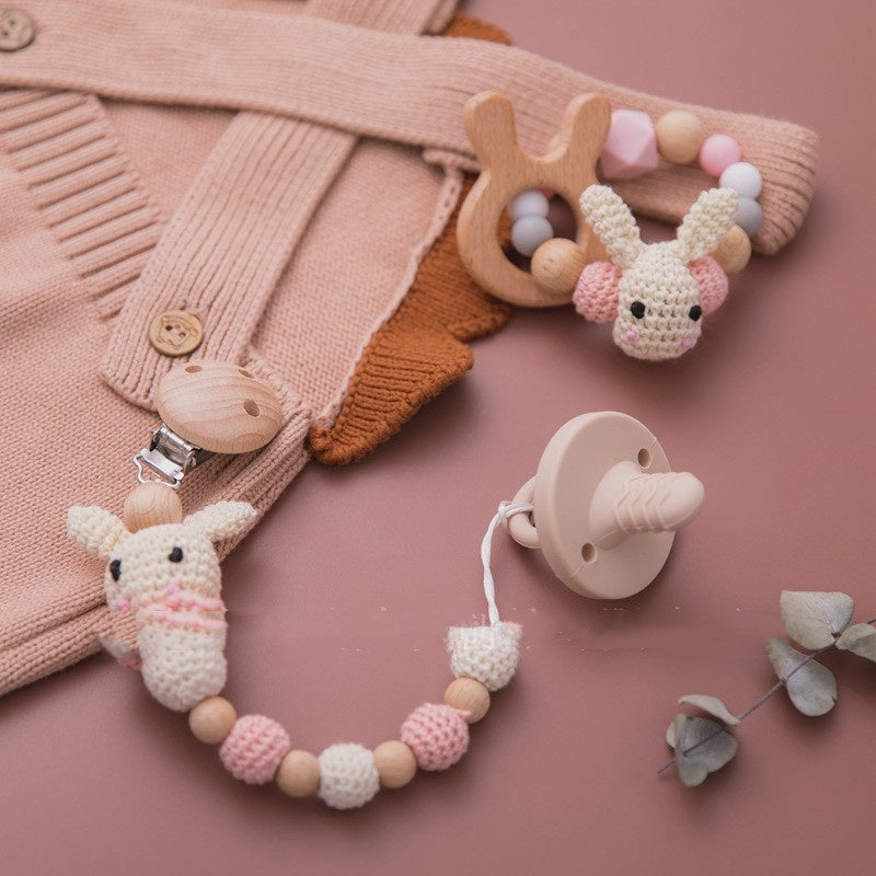 Handmade Crochet Rabbit Bracelet Bite Accessories
